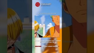 Who let Zoro cook the cook #anime #shorts #animeedits #animememes