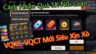 [FREE FIRE] - Tiết Lộ Quà Nổi Loạn - Xuất Hiện VQKC Và Vòng Quay Đá Chế Tác M1014 Mới