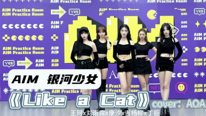 AIM银河少女｜《猫步轻俏（Like a cat)》翻跳练习室完整版来喽～