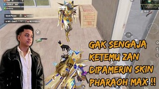 GAK SENGAJA KETEMU ZAN STREAMER SULTAN PAMERIN SKIN PHARAOH , LANGSUNG PAMERIN BALIK - PUBG MOBILE