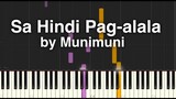 Sa Hindi Pag-alala by Munimuni Synthesia Piano tutorial with sheet music