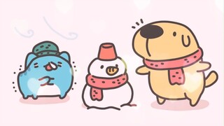 下  雪  了