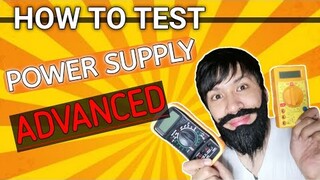 How to test computer power supply (ADVANCE)|TAGALOG