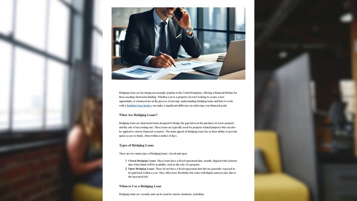 Popular Bridging Loans in United Kingdom | Bridge Loan Direct