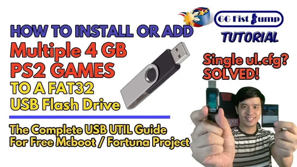 Complete USBUtil Guide How to Add MULTIPLE 4 Gb PS2 Games to FAT32 USB -