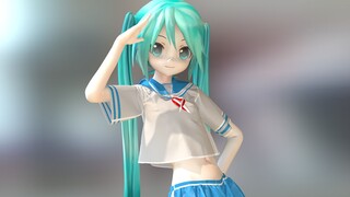 [Solusi kain/MMD] Miku: Ini lucu sekali!