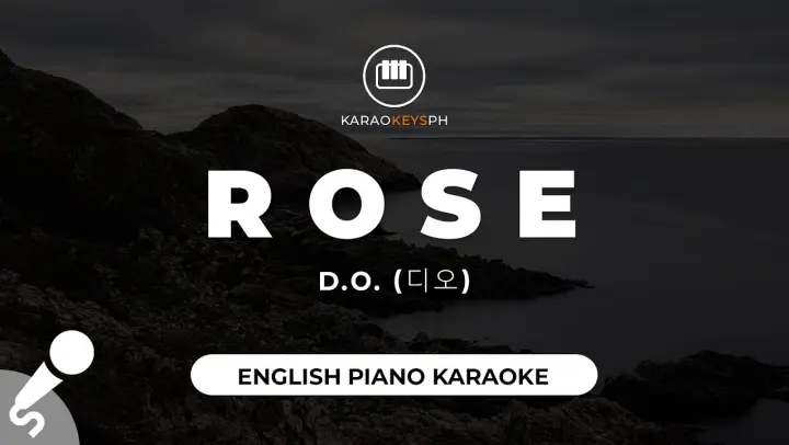 Rose [English Ver.] - D.O. (디오) (Piano Karaoke)