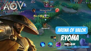 Ryoma ini ga nyanyi kok, hehehe😂, Gameplay Ryoma-AOV(Arena of Valor)