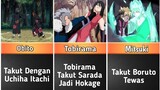 30 Ketakutan Para Tokoh Anime di Naruto & Boruto Versi Shinobi Abadi