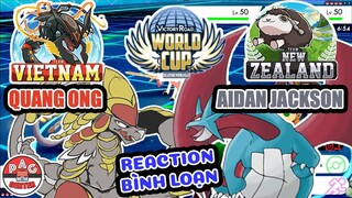 Reaction Xàm: Trận đấu khó khăn của Trainer Quang Ong ở VGC World Cup 2021 | Pokemon VGC |PAG Center