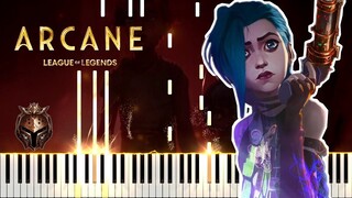 🎵 아케인 (Arcane) OST - The Bridge Piano Tutorial, Orchestra version