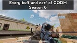 Every nerfs and buffs made in CODM Season 6