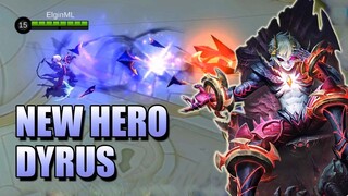 DYRUS NEW HERO IN MOBILE LEGENDS 😈 PRINCE OF ABYSS