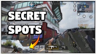 BEST SECRET SPOTS  IN CODM MP MAP | TAKEOFF MAP SECRET LOCATION