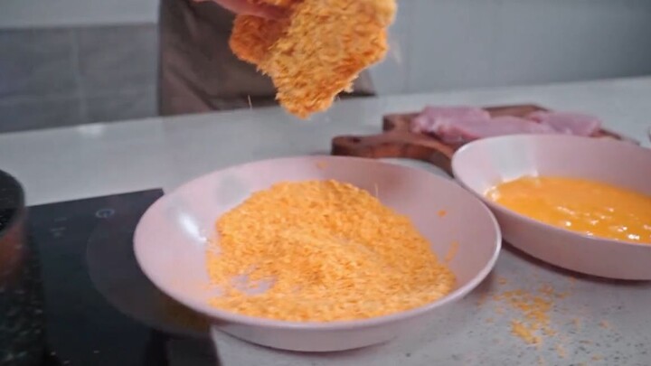 Thịt chiên giòn và sốt béo ngậy #amthuc