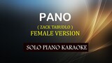 PANO ( FEMALE VERSION ) ( ZACK TABUDLO ) COVER_CY