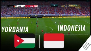 INDONESIA U-23 VS YORDANIA U-23 PIALA ASIA U-23 2024 Simulasi Permainan Video