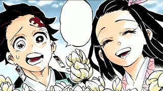 Kimetsu no Yaiba, kehidupan sehari-hari setelah perang, Tanjiro merasa Kanae sangat lembut