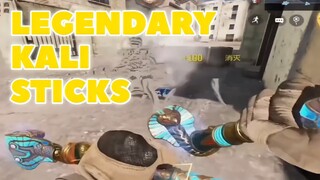 *NEW* FIRST LEGENDARY MELEE "KALI STICKS" SKIN WITH A KILLING EFFECTS!!! | COD MOBILE