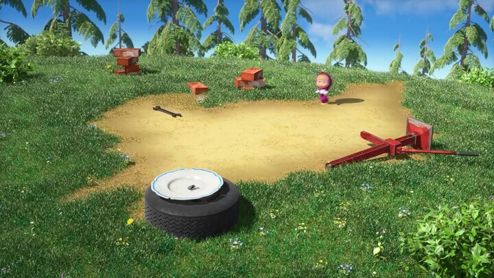 Masha and The Bear - Tắm Biển