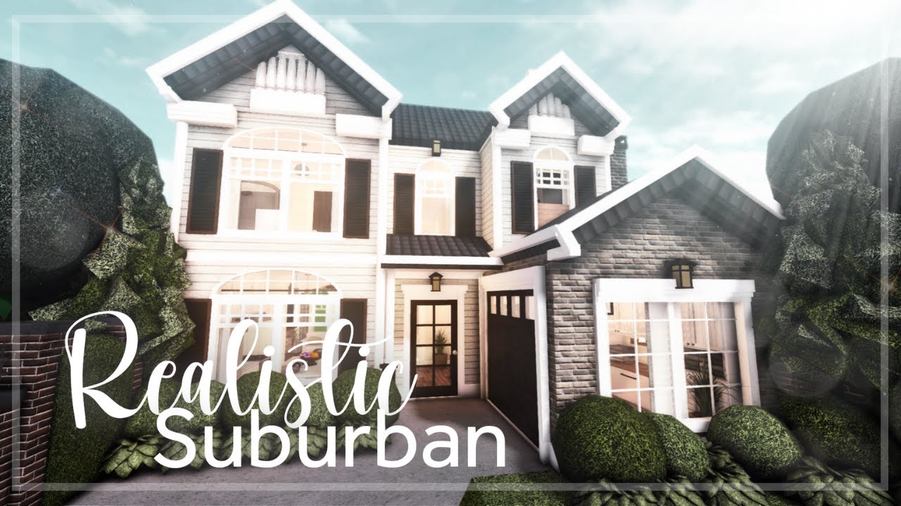 Roblox Bloxburg - Realistic Suburban Family Home - Minami Oroi - Bilibili