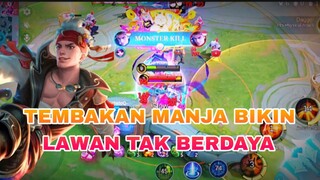 TEMBAKAN MANJA BIKIN LAWAN TAK BERDAYA