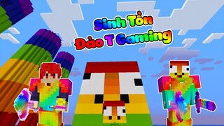 THỬ THÁCH SINH TỒN TRÊN ĐẢO T GAMING**VANH SỞ HỮU ĐỒ CẦU VỒNG VIP NHẤT MINECRAFT