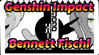 [Genshin Impact/Animasi] Bennett&Fischl