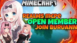 |OPEN MEMBER REALMS|-GRATIS JOIN BURUAN- #mcpe #realms #openmember