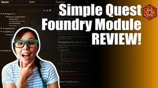 More than a Simple Quest | Foundry VTT Module Review