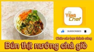 Bún thịt nướng chả giò  | đơn giản dễ làm mà lại siêu  ngon luôn | món ngon sài gòn | #17