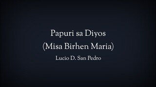 Papuri Sa Diyos(Lucio San Pedro) Lyrics