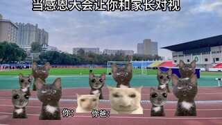 当感恩大会让你和家长对视