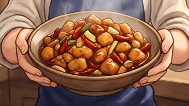 Kung Pao Chicken 宫保鸡丁 — cooked in silence #Shorts