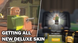getting all NEW COWBOY Skin on deluxe crate! (TDS UPDATE) | Roblox