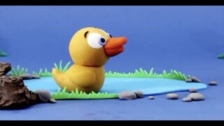 Funny duck Stop motion cartoon for children - BabyClay