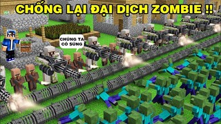 Mình Đã Bảo Vệ Làng Chống Lại Zombie | Bằng Những Thanh Kiếm Đặc Biệt | TRONG MINECRAFT PE..!!