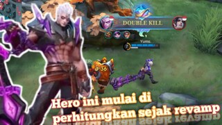 Sudah mulai bermunculan hero ini di rank !? Sejak revamp !? zoning bisa, sustain | Mobile Legends