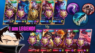 WHAT HAPPENS WHEN A TOP GLOBAL LEGEND GRANGER PLAYS IN RANK GAME - GRANGER GAMEPLAY - AkoBida MLBB