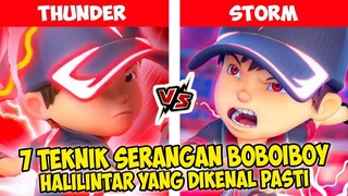 7 Teknik Serangan BoBoiBoy Halilintar Yang Dikenal Pasti