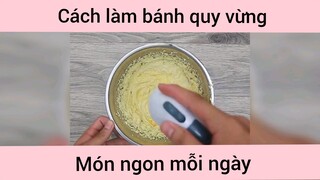 Cách làm bánh quy vừng