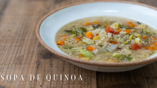 Sopa De Quinoa (มังสวิรัติ) ☆ วิธีทำ Sopa De Quinoa