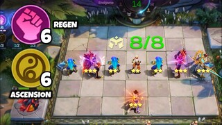 THARZ SKILL 3 | BEST META REGEN + ASCENSION UNLIMITED BASH.!! MAGIC CHESS MOBILE LEGENDS