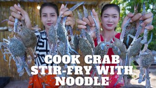 Cook crab stir-fry with noodle recipe and eat | Amazing cooking | Cooking Channel