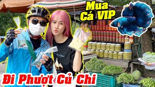 Chị Vê Theo Anh Đức Mua Cá Betta Cực Vui Tại Củ Chi - Vê Vê Channel