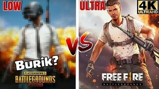 PUBG MOBILE VS FREE FIRE - MANA YANG BURIK?