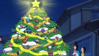 Đôrêmon: Nobita đổi khoai lang nướng lấy hạt giống và cây thông Noel mọc lên tạo ra nhiều đồ chơi kh