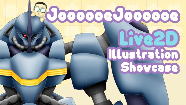 [Live2D Vtuber Illust Showcase] JooooooeJooooooe Mech Rigged Illustration