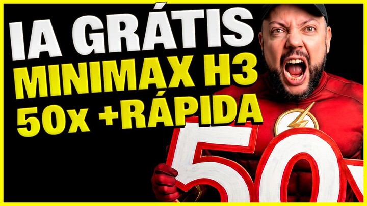 🔥URGENTE! NOVA IA de Vídeo GRÁTIS "MAX" da MiniMax H3