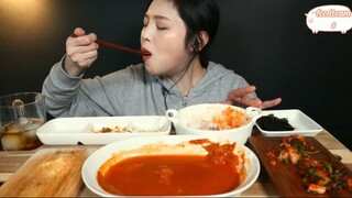 Thịt kho kim chi, thịt băm nướng ăn với cơm và đồ ăn kèm 8 #amthuc